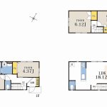 ■間取図■　F号棟 土地面積：77.42㎡、建物面積：94.81㎡