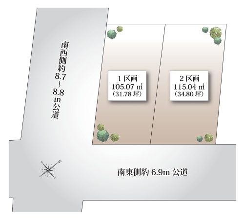画像：■区画図■　