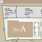 ■区画図■住まいのプライバシーと開放感を両立した、ゆとりある1邸限定の区画です。