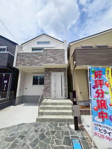 画像：閑静な住宅街に全5棟現場登場！完成ほやほやです！本日の内覧も可能です！(D号棟)