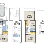 尾久八幡中学校まで1100ｍ