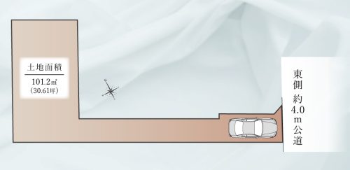 画像：■区画図■　土地価格9433万6000円、土地面積101.2㎡ 西荻窪の閑静な住宅街に誕生！JR中央線が利用でき利便性も◎